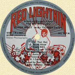 Red Lightnin' Records label